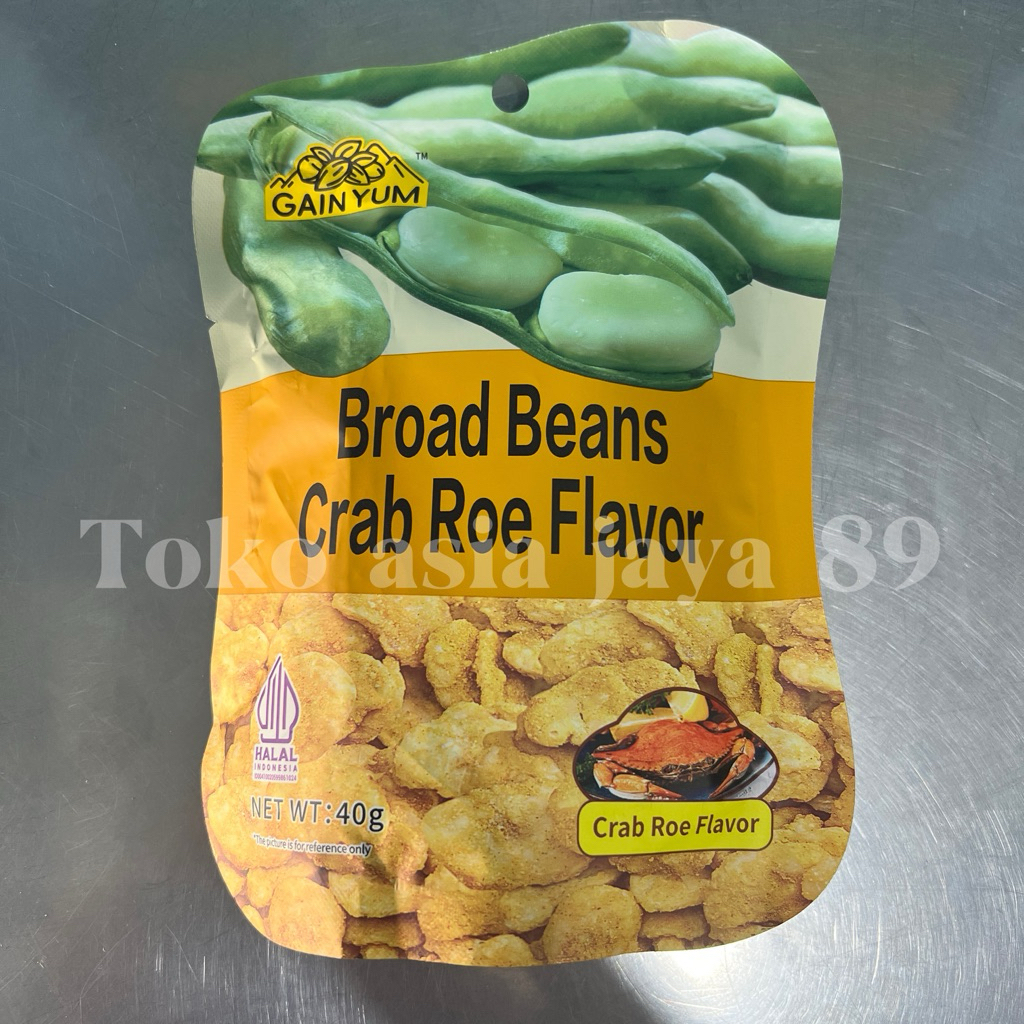 Gain yum broad beans crab roe flavor