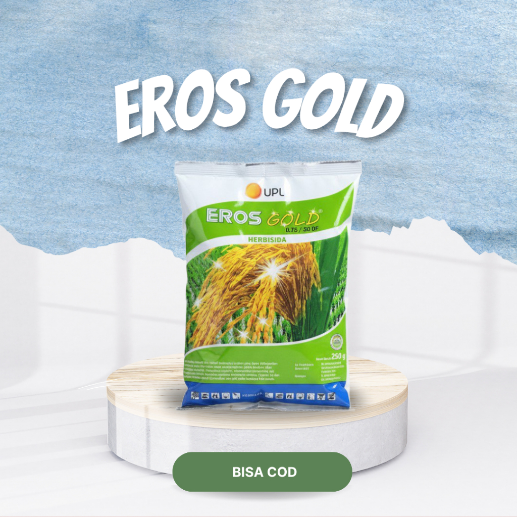 Eros Gold 0,75/30 DF 250 g - Herbisida Original UPL | Obat Pembeku Biji Rumput & Gulma