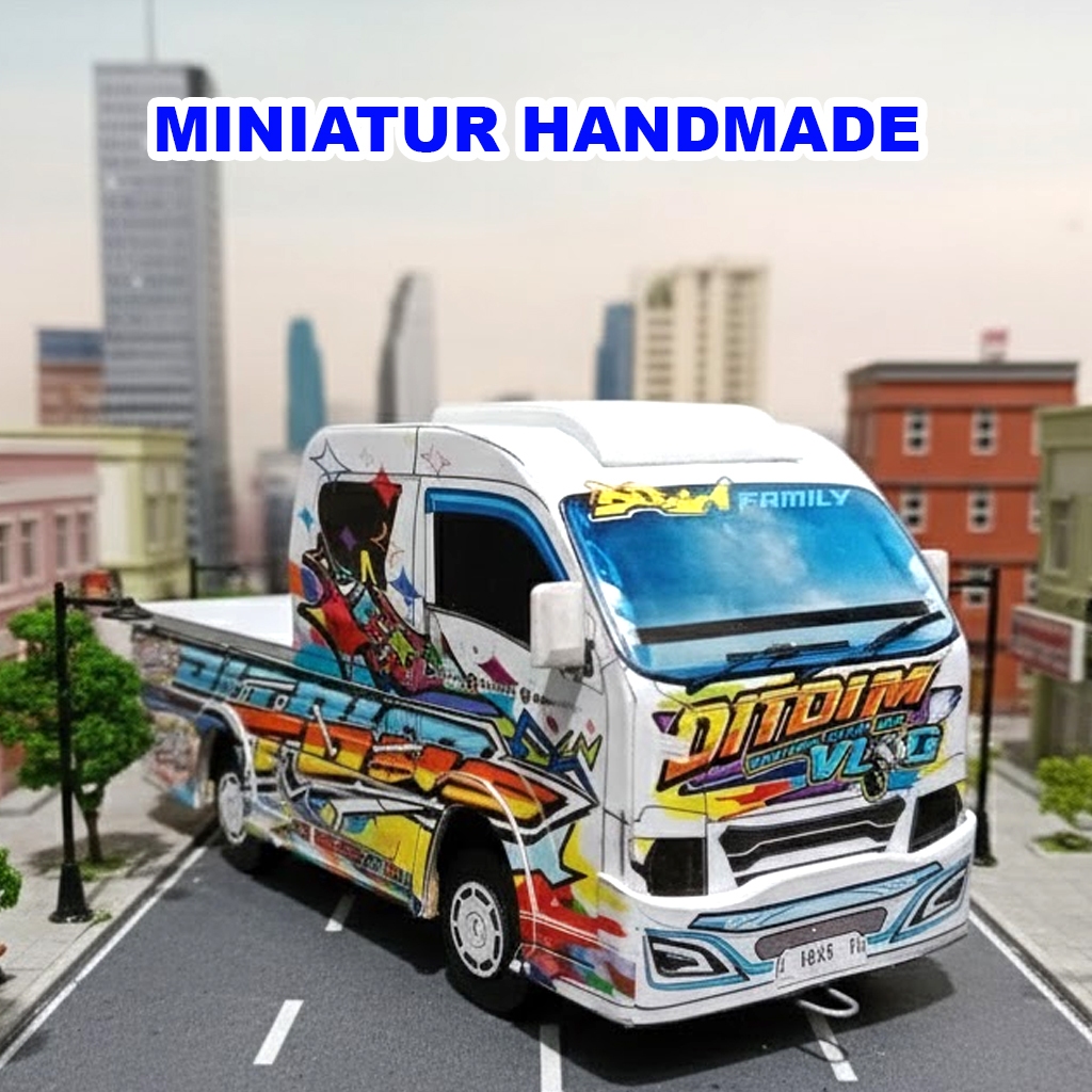 miniatur truk  TRAGA DITDIM FULL MODIF livery terbaru