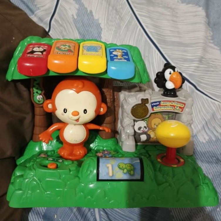 vtech dance monkey mainan edukasi anak bayi