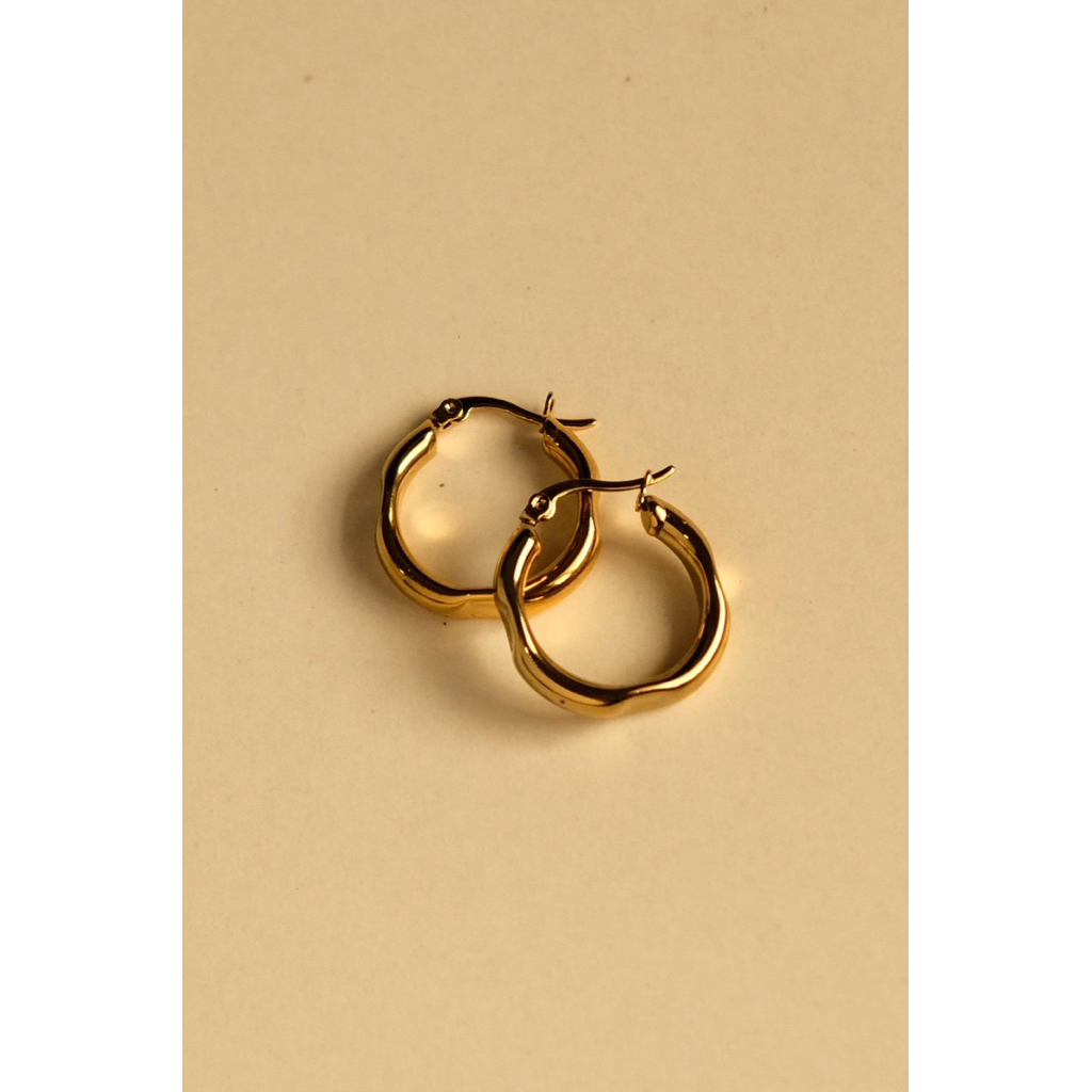 Binar accessory | Diana earring - Stainless 18k gold
