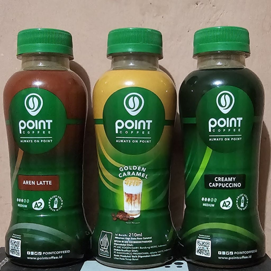 Point Coffee 210ml Botol - Minuman Kopi Siap Minum