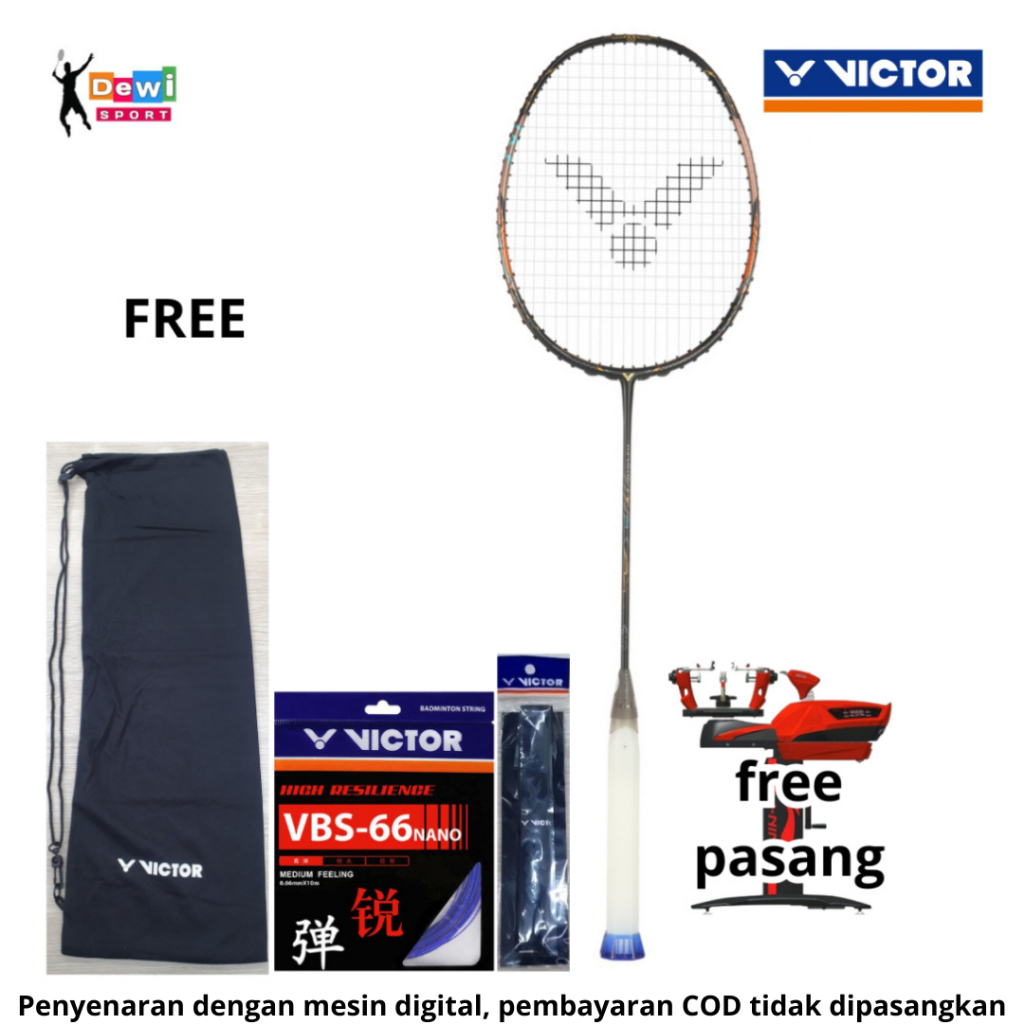 New Raket Badminton VICTOR THRUSTER FALCON (F) ULTRA NEW /  THRUSTER F
