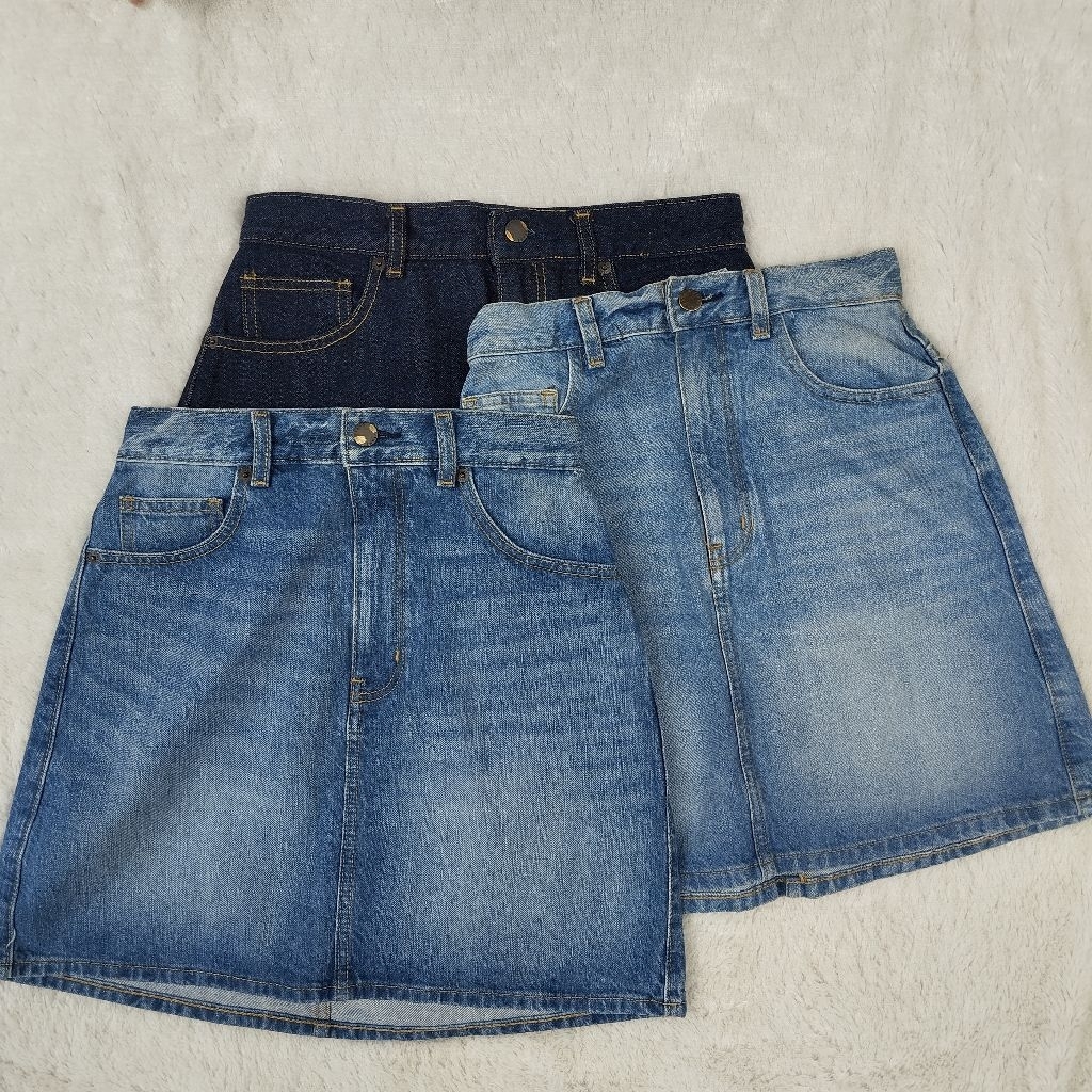 Skirt Denim Original sisa Export