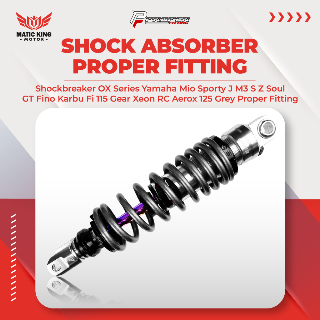 PROPER Shock Shockbreaker Sok Belakang Mio Sporty Smile J M3 S Z Soul GT Fino Gear Xeon Aerox 110 11