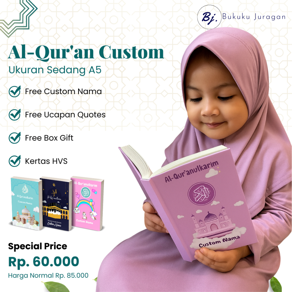 AL QURAN CUSTOM SERI ANAK FREE CUSTOM NAMA AL QURAN JUNIOR