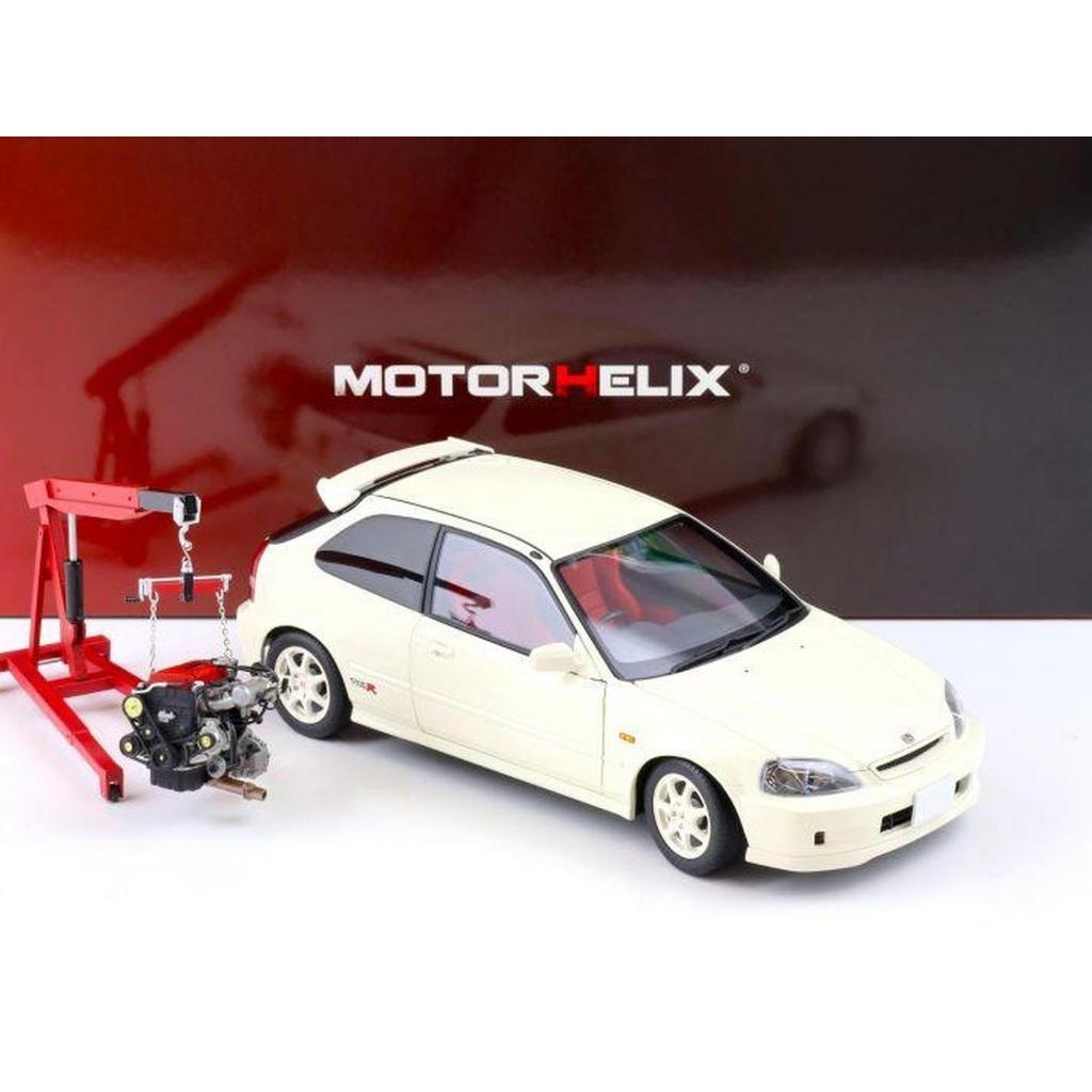 1/18 Motorhelix Honda Civic Ek9 Type-R White