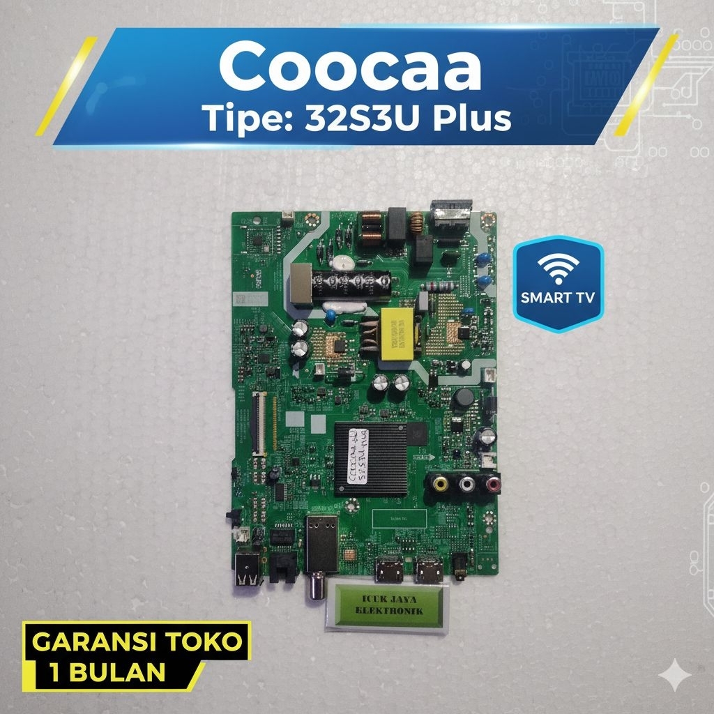 COOCAA 32S3U PLUS MESIN TV - MOTHERBOARD - MAINBOARD SMART TV LED COOCAA 32S3U PLUS