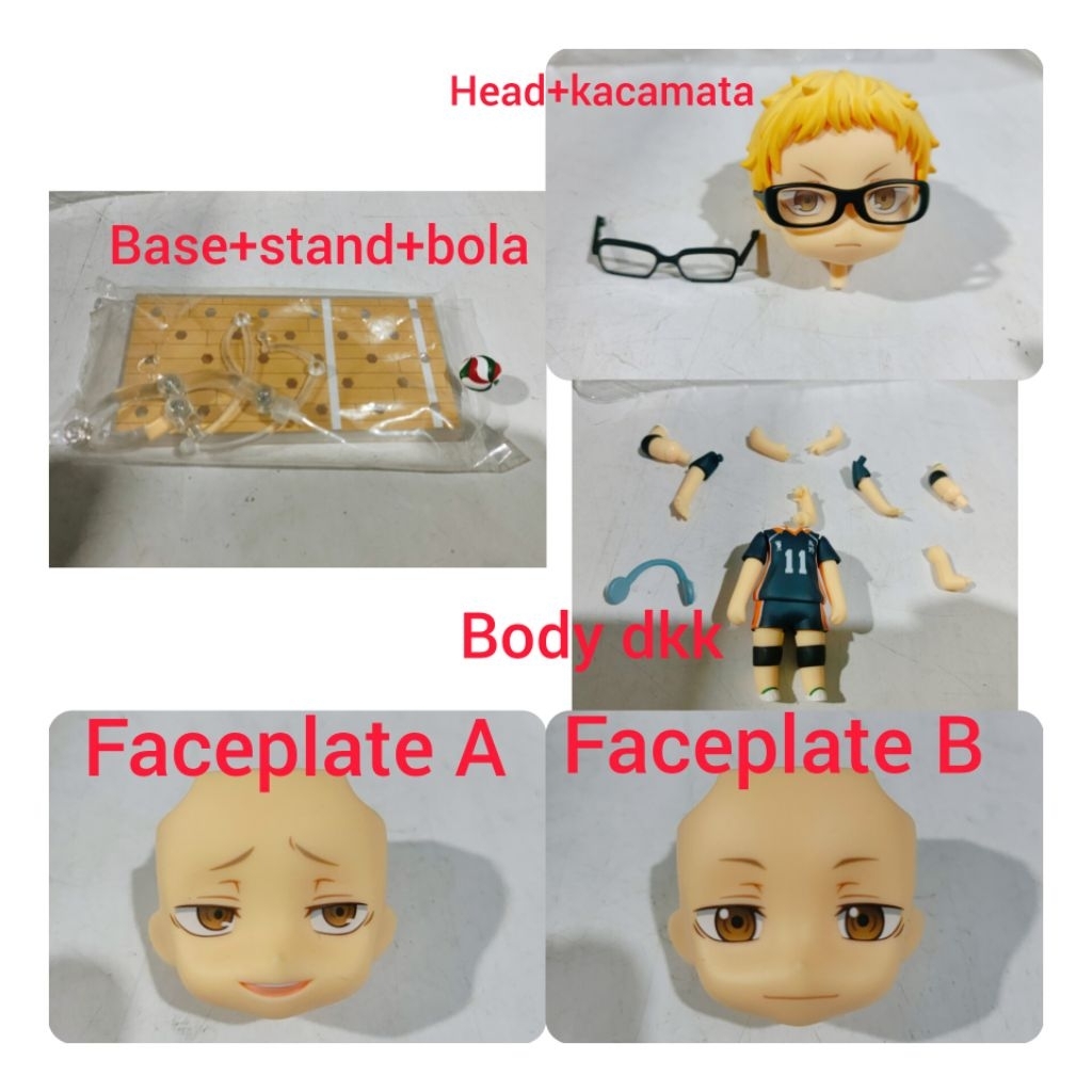 Parts Nendoroid Tsukkishima Haikyuu Ori