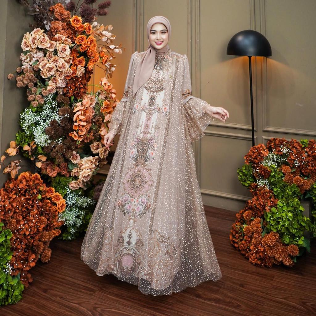 GAMIS TERBARU SEAN / KAMARI DRESS WANITA MUSLIMAH EDISI LEBARAN 2026 ORIGINAL DUMMA