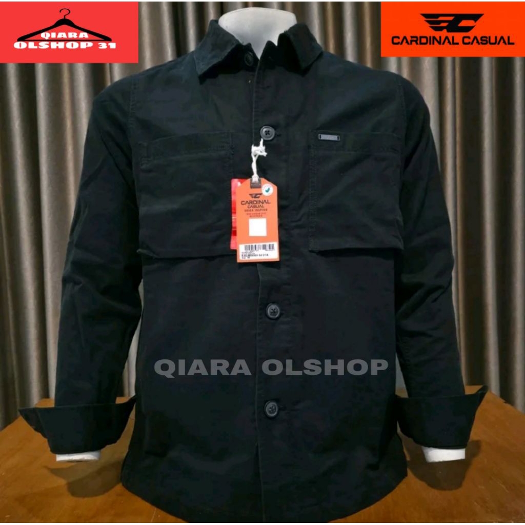 JACKET CARDINAL CASUAL ORIGINAL REGULER HITAM