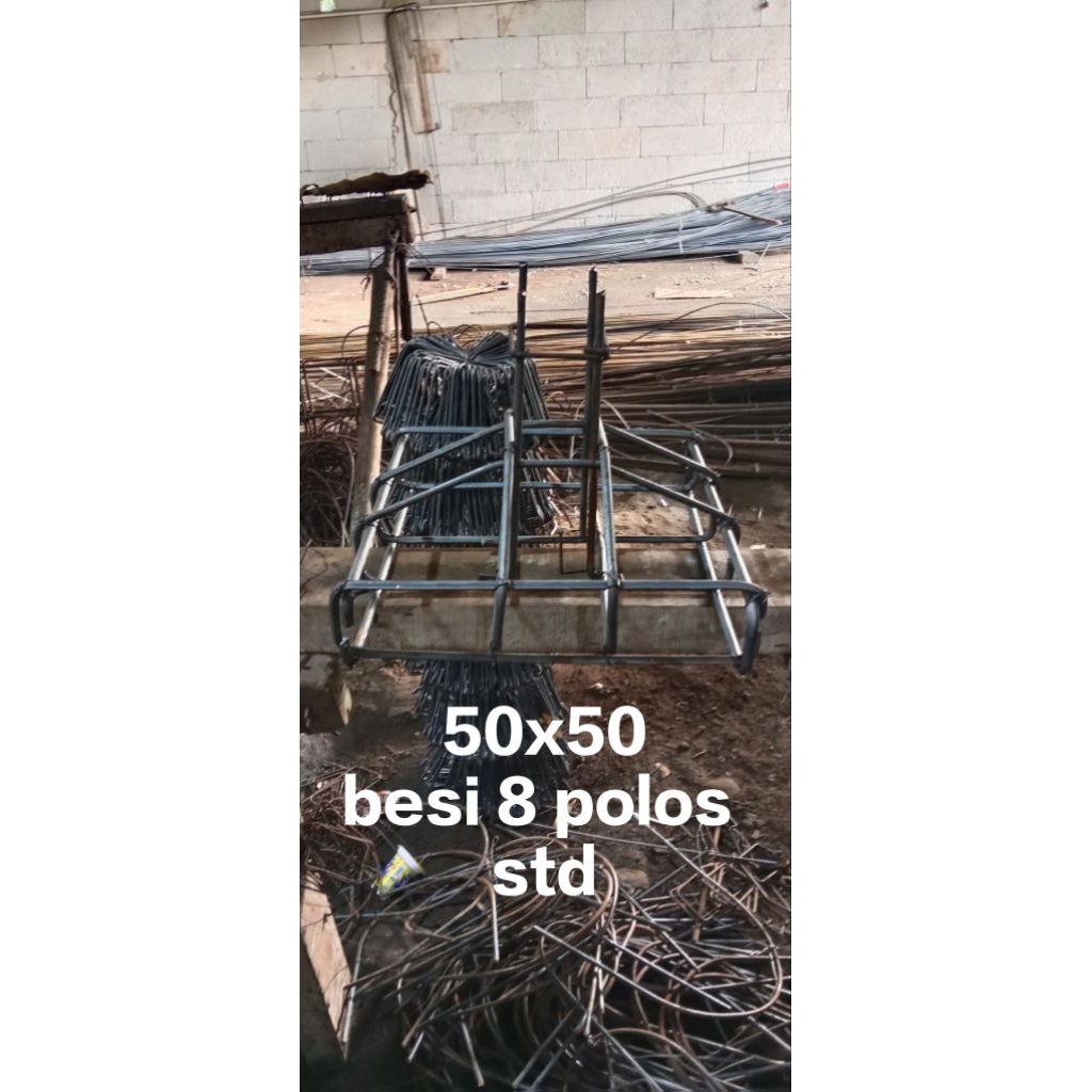 CAKAR AYAM 50X50 BESI 8 POLOS STD