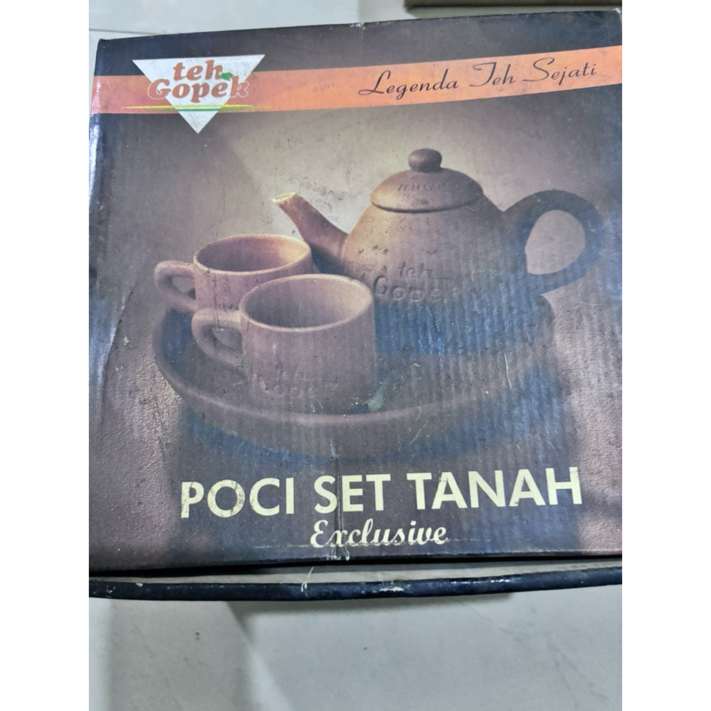 poci set tanah teh gopek