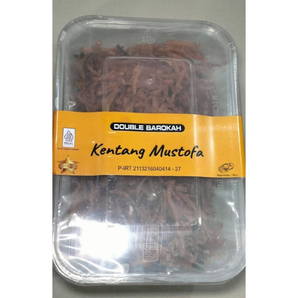 Kentang Mustofa, Kering Kentang, Kripik Kentang 150 gram, Terlaris dan sedang Tren