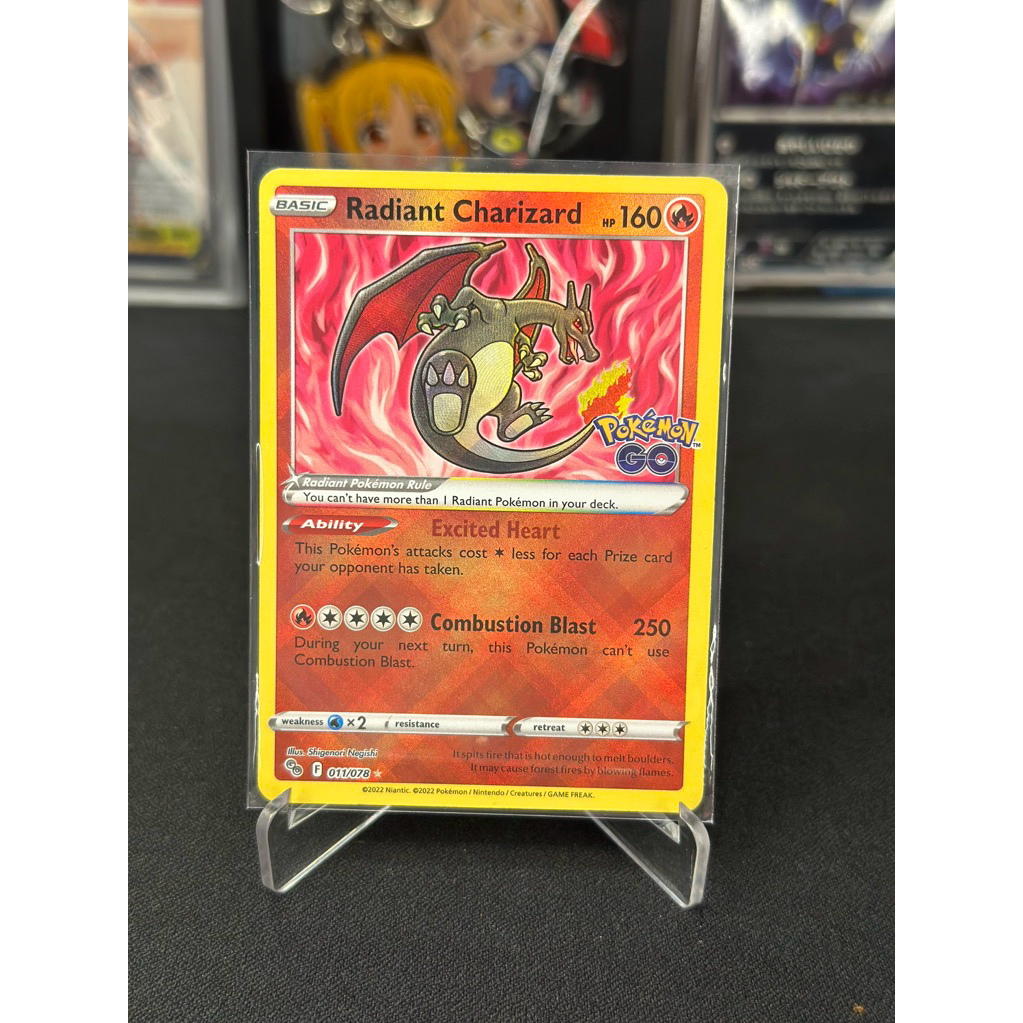Pokemon Radiant Charizard 011/078 Pokemon Go English
