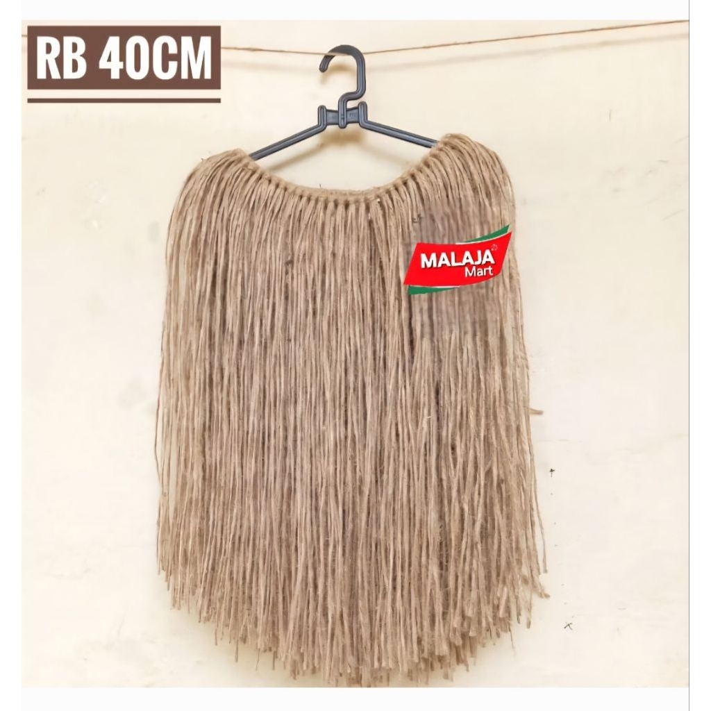 Rok Adat Papua Panjang 40cm / Rok Rumbai Papua / Rok Tari Papua