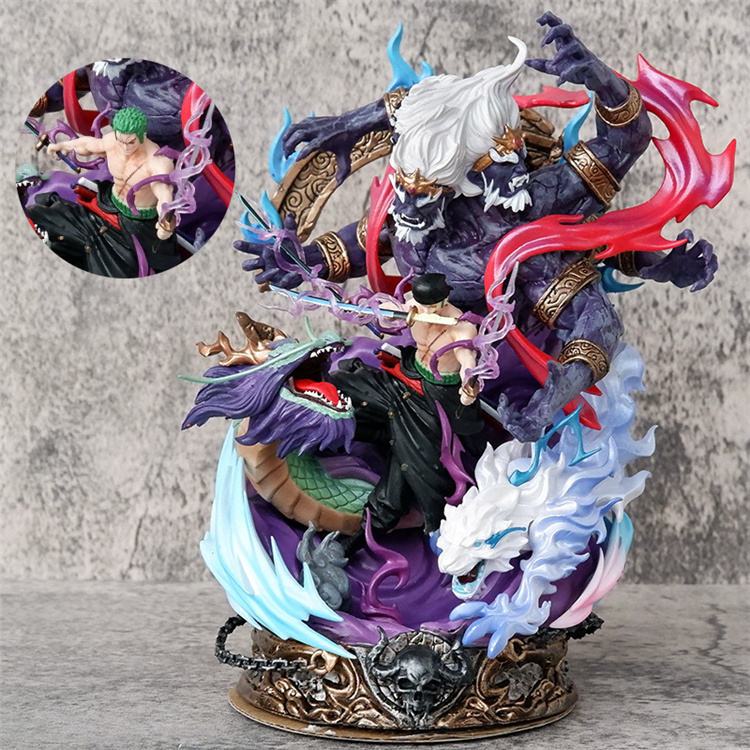 Action Figure Roronoa Zoro One Piece 21cm PVC - Patung aksi patung Pvc Roronoa Zoro, patung Dekorasi