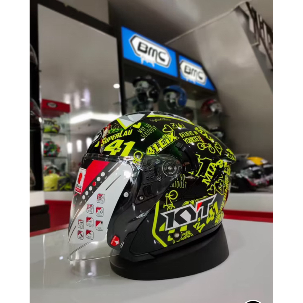 Helm KYT NFJ Espargaro 2020 Black Special Edition FG JET