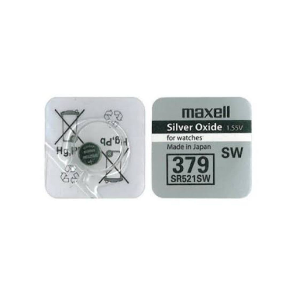 BATERAI JAM TANGAN MAXELL SR721SW 379 ORIGINAL