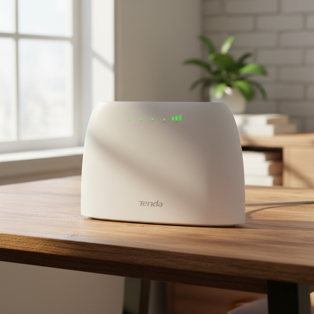 Tenda 4G03 Modem Router 4G LTE Wifi 300Mbps - Support Semua Kartu GSM | Unlock Semua Operator