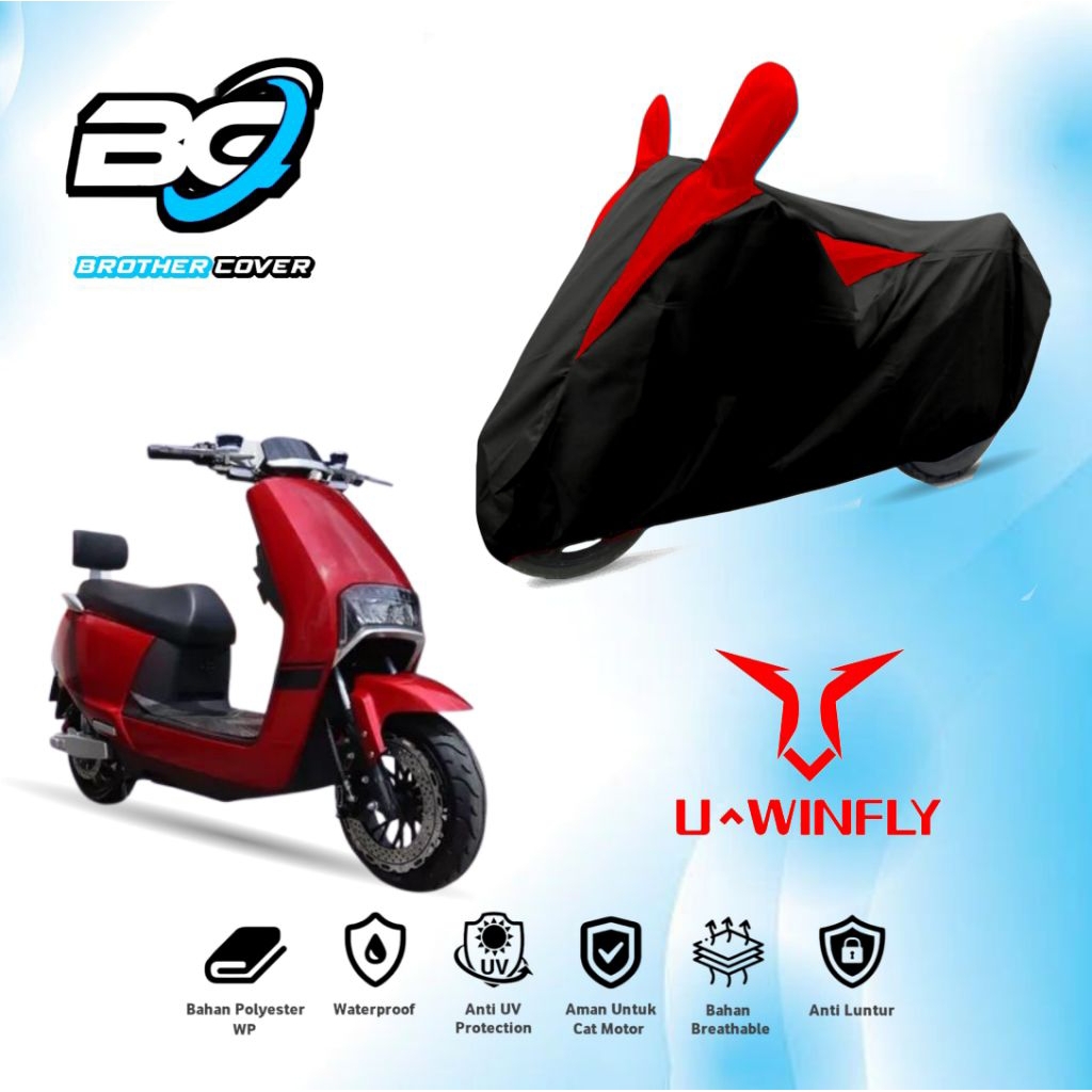 cover sarung motor listrik UWINFLY N9, N9 PRO pelindung motor listrik anti air
