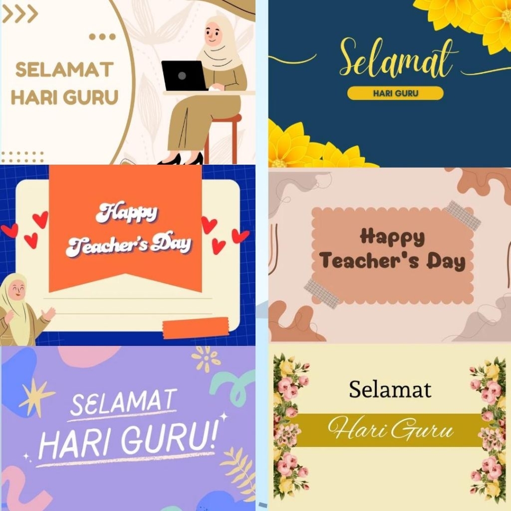 Kartu Ucapan Hari Guru/ Greeting Card Teacher's Day