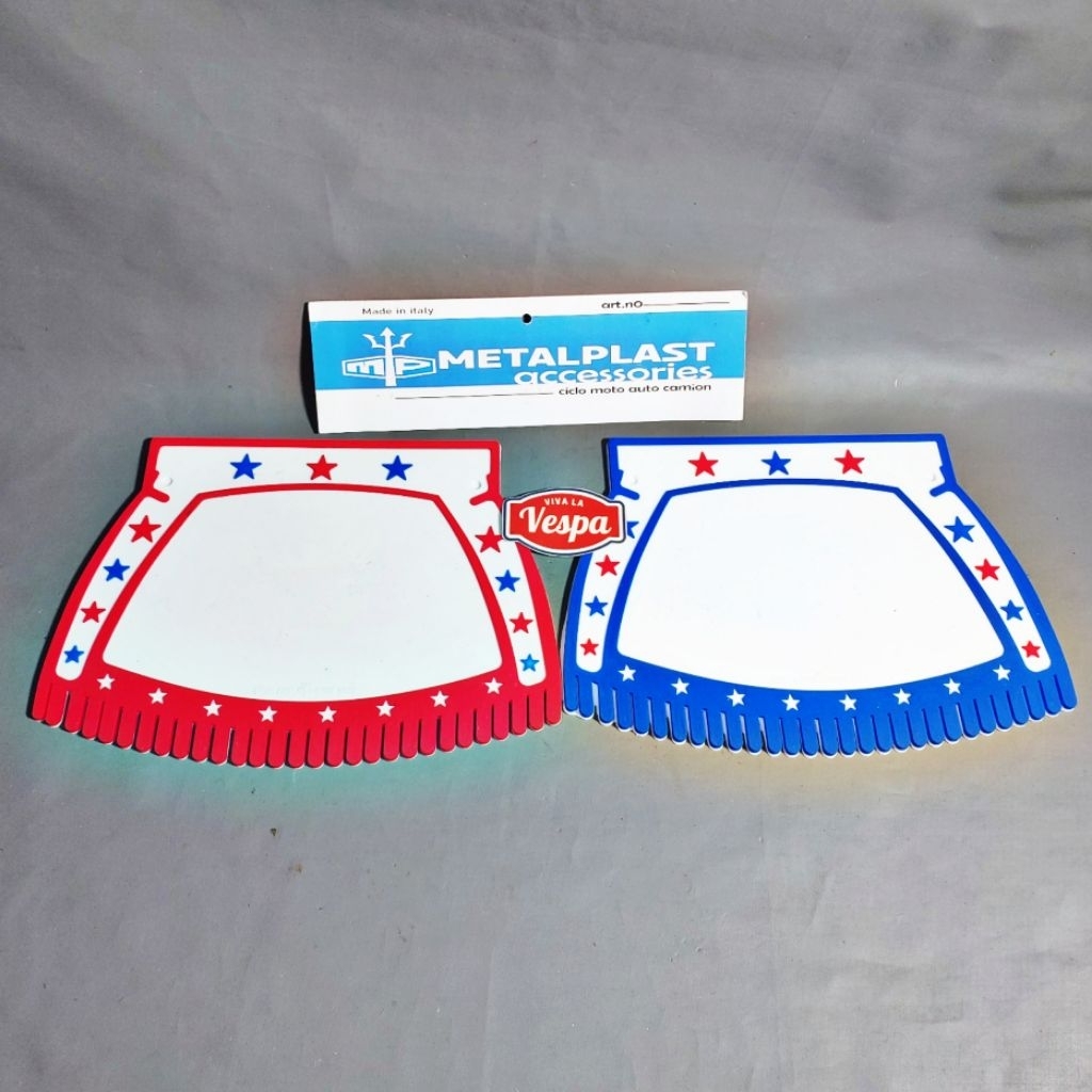 Mudflap Kepet Air Metalplast Import Vespa Super Sprint VBB VNB VGLA/B Kongo GL PTS Darling