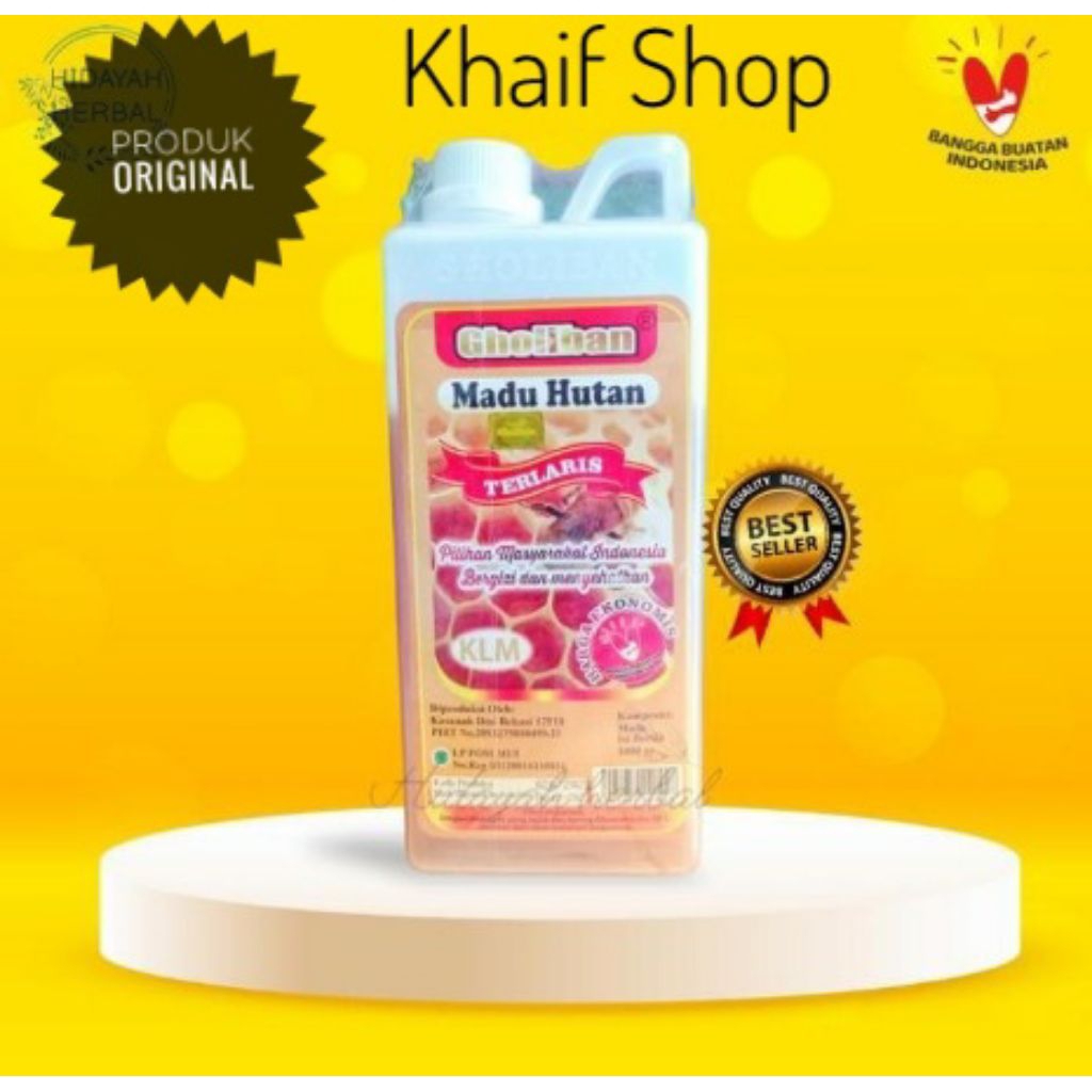 Madu Hutan Kalimantan Madu Gholiban 1kg Asli