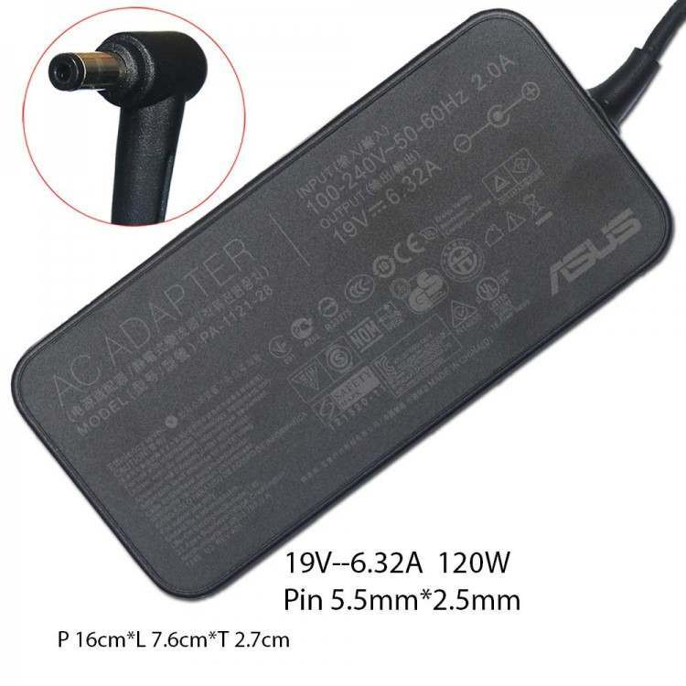 Charger Laptop Asus Original ROG GL553VD GL553V GL553VE GL552 GL552V GL552VW Free Kabel Power