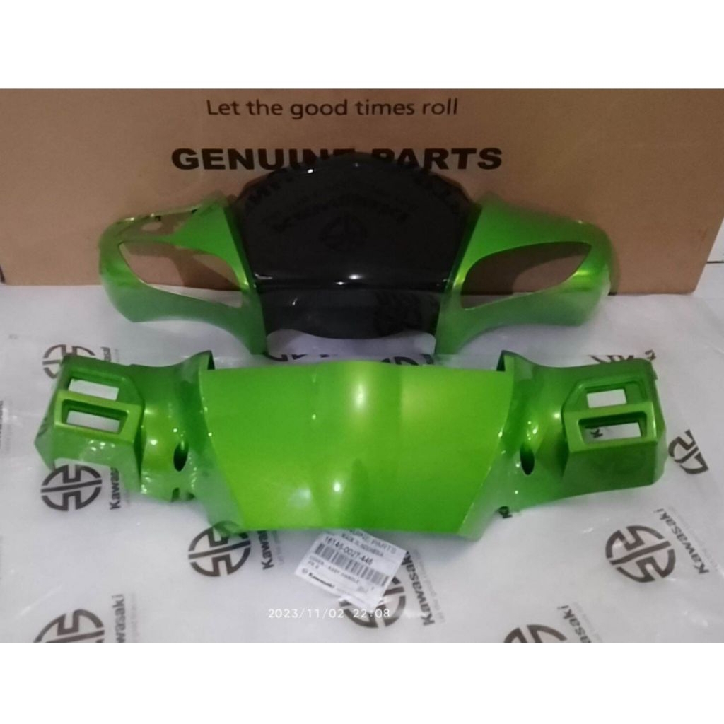 BATOK STANG HIJAU METALIK KAWASAKI ZX 130 ORIGINAL