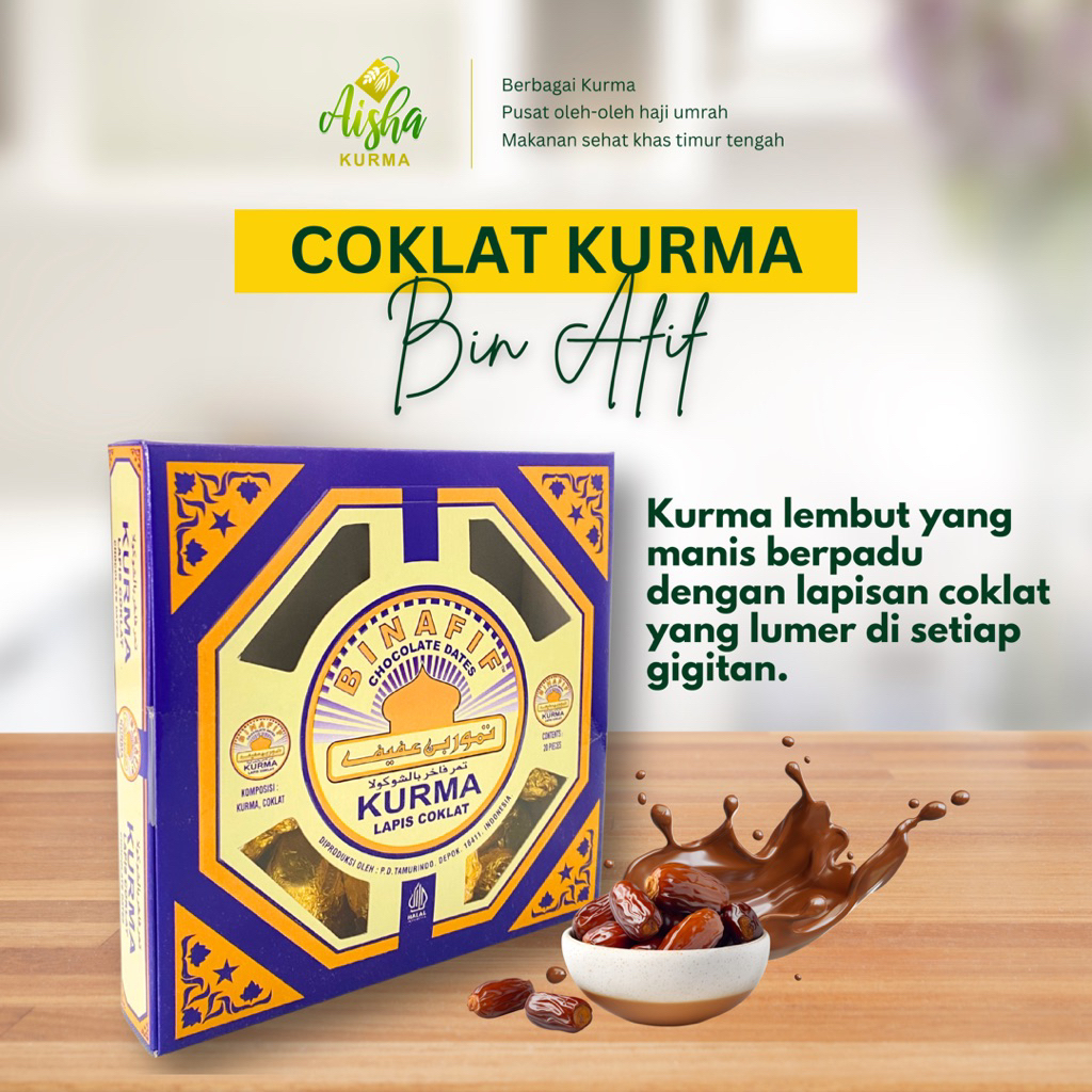 Coklat Kurma Bin Afif | Coklat Isian Kurma