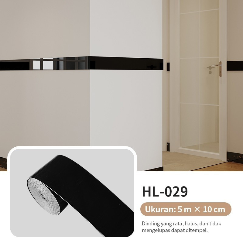 Wallpaper List Dinding 3D Foam Wallborder 10 cm x 500cm–List Dinding Timbul Elegan Anti Air