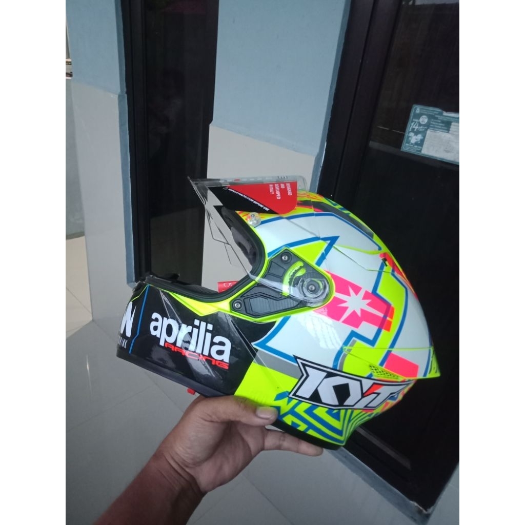 KYT TT COURSE REPAINT Espargaro 2022 yellow