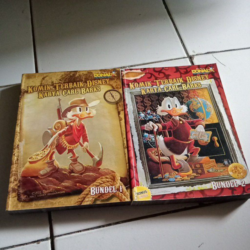 komik terbaik Disney karya Carl barks no 1&2 paket