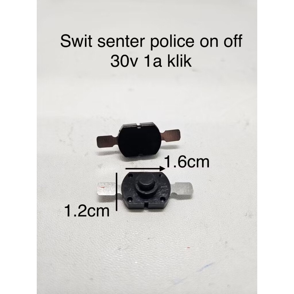 saklar senter 30v 1A on off swit on off senter