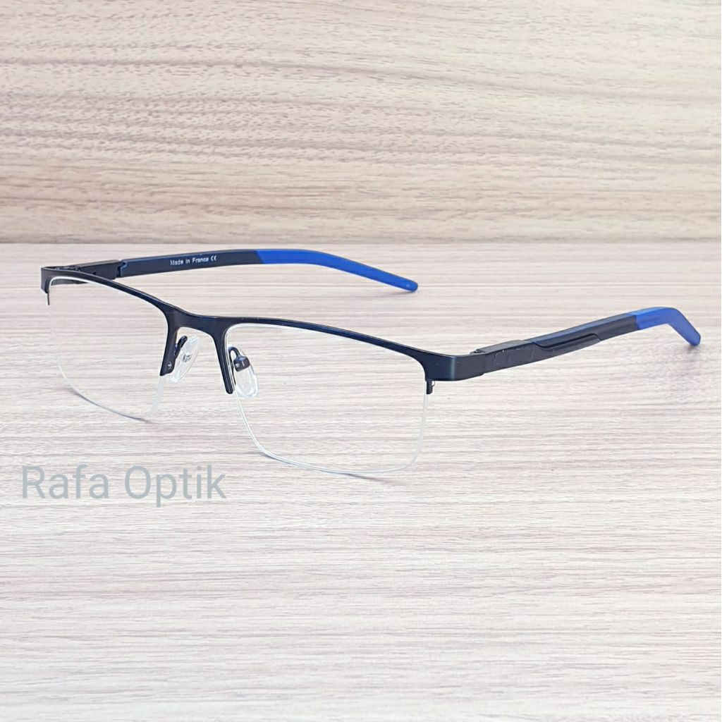 KACAMATA PROGRESIF PLUS BACA DAN JALAN LENSA DOMAS JENIS CRMC BLUERAY PHOTOCROMIC BLUECROMIC