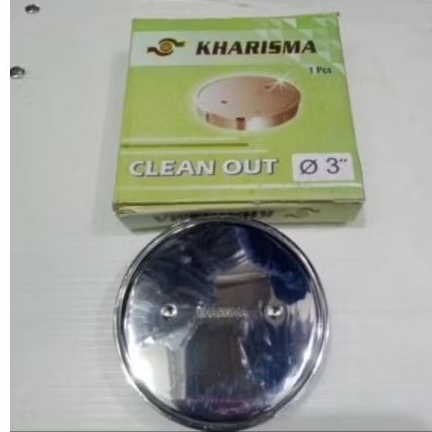 Clean out 3" inch Kharisma stainless tutup septic tank ukufan 3" inch