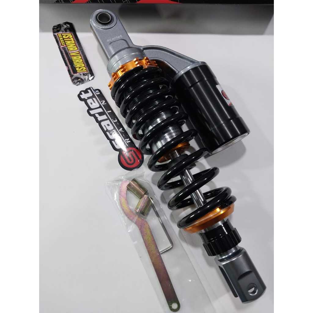 Shockbreaker Vario Scarlet Racing 8923 GT Serise Vario 110/125/150 Tabung Fungsi Isi Oli&Gas Nitro