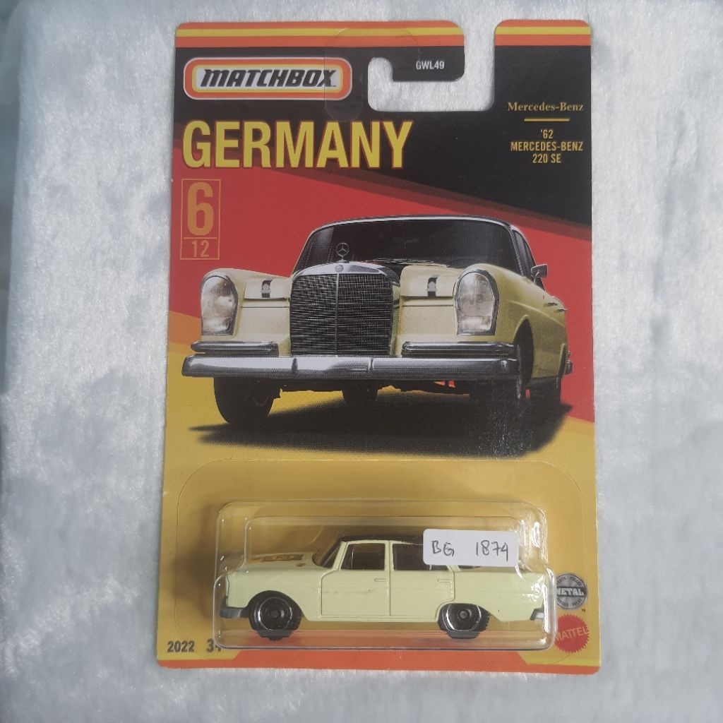 Matchbox 62 Mercedes Benz 220 SE