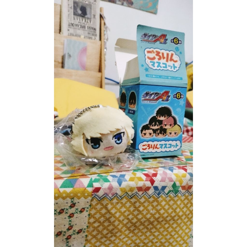 READY STOCK Mochi Mini Plush Doll DnA Daiya no Ace Ace of Diamond Narumiya Mei Inashiro