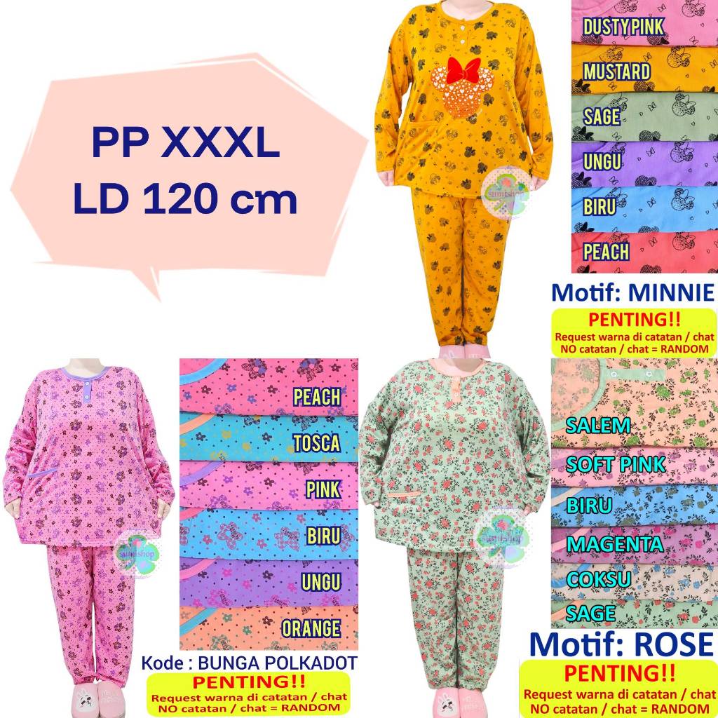 Baju Tidur PP XXXL JUMBO Babydoll Dewasa