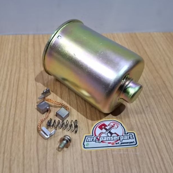 RUMAH DINAMO STATER//MAGNET DINAMO SET COOL BOSTER/CARBON BRUSH ARANG SUZUKI RC 110/RC 100/RC 80 CRY