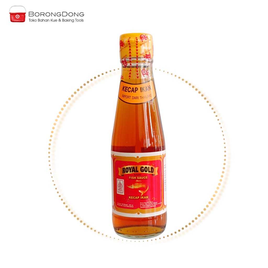 Royal Gold Kecap Ikan 200 Ml - Halal MUI / Fish Sauce