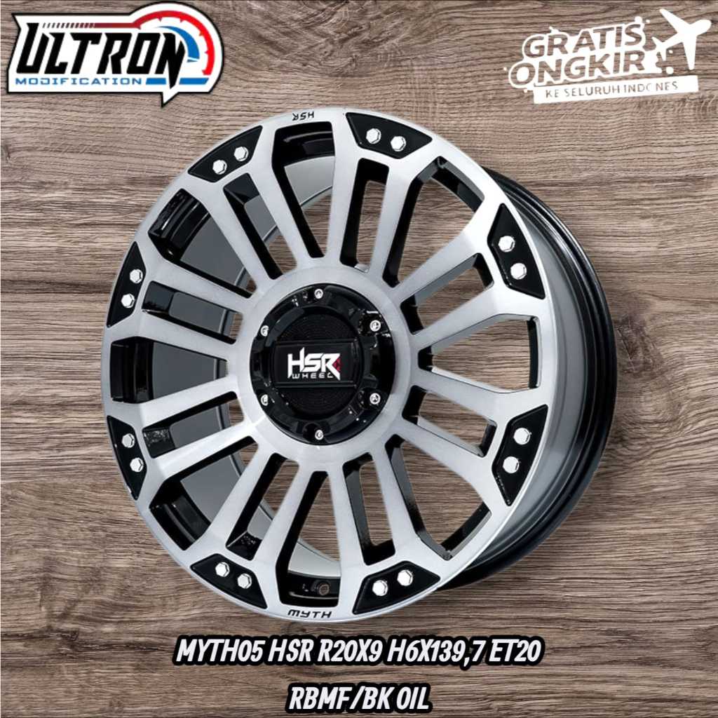 PELEK RACING OFFROAD R20 HSR MYTH05 VELG RING 20 MOBIL TRITON STRADA HILUX TRITON