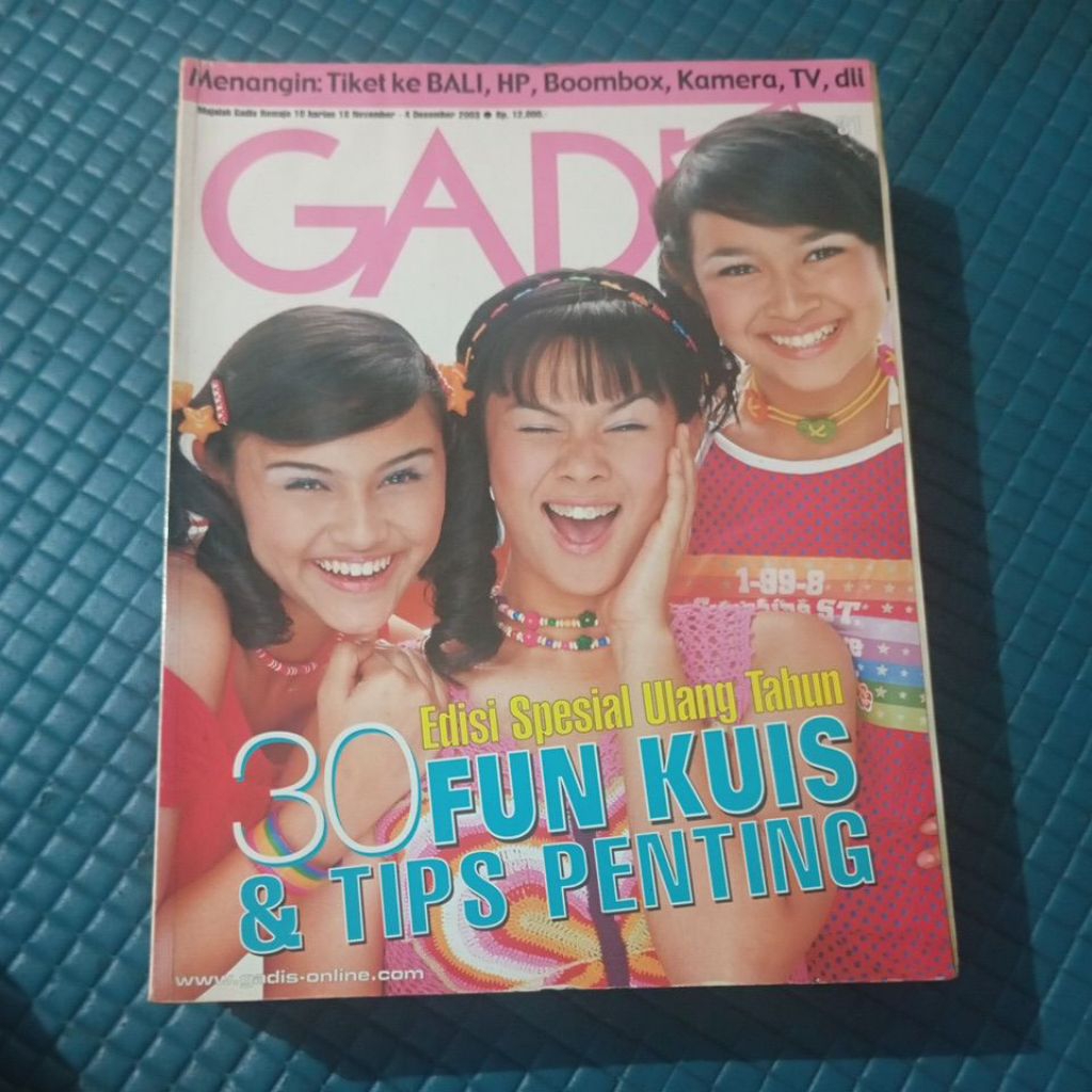 Majalah GADIS 2003 / Bebas Pilih