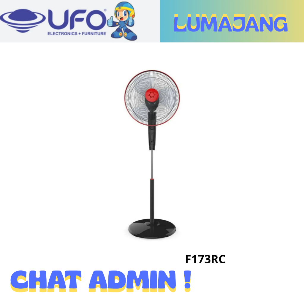 Kipas Maspion F173RC Kipas Angin Berdiri Stand Fan