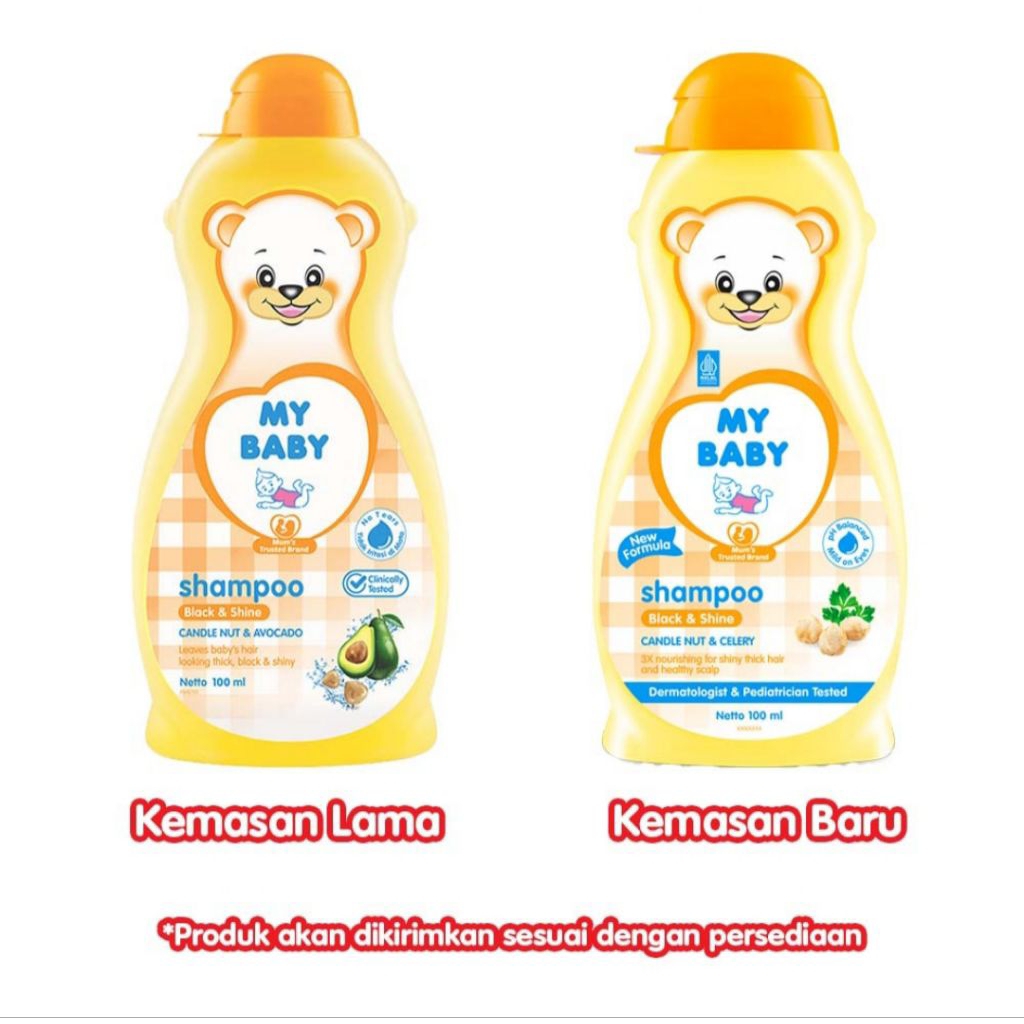 Shampoo My Baby Black & Shine My Baby 100ml | My Baby Sampo