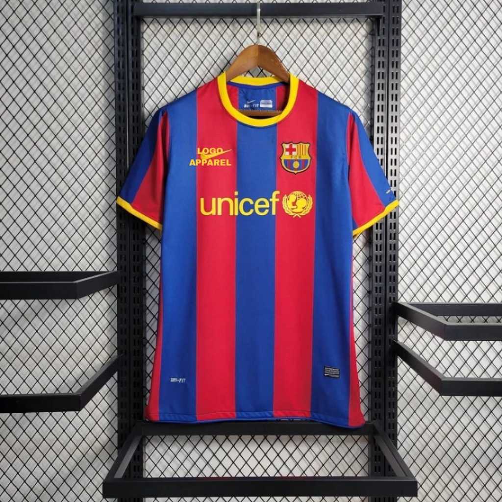 Jersey Bola Retro Barcelona Home 2010/2011 Grade Classic