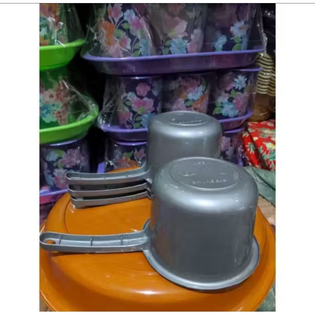 Gayung Anak Baby Silver Plastik Tebal / Gayung Anak Kecil Murah Grosir