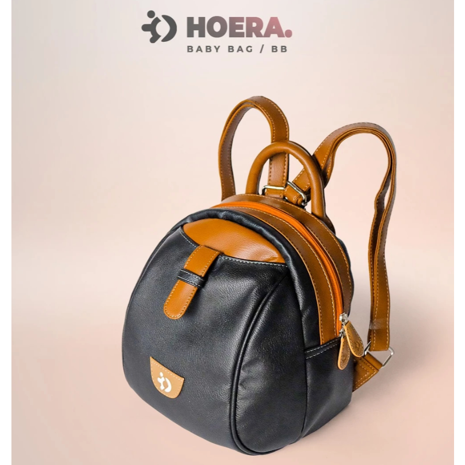 Preloved Gotosovie HOERA Baby (BB) - Tas Mini Backpack Kulit Wanita Elegant